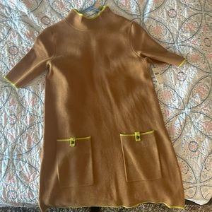 Maeve dress, camel, from anthropology, new with tags, medium